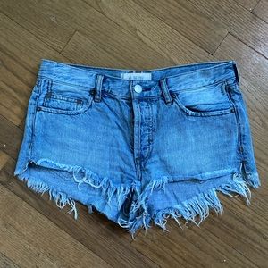 Free People Denim Shorts